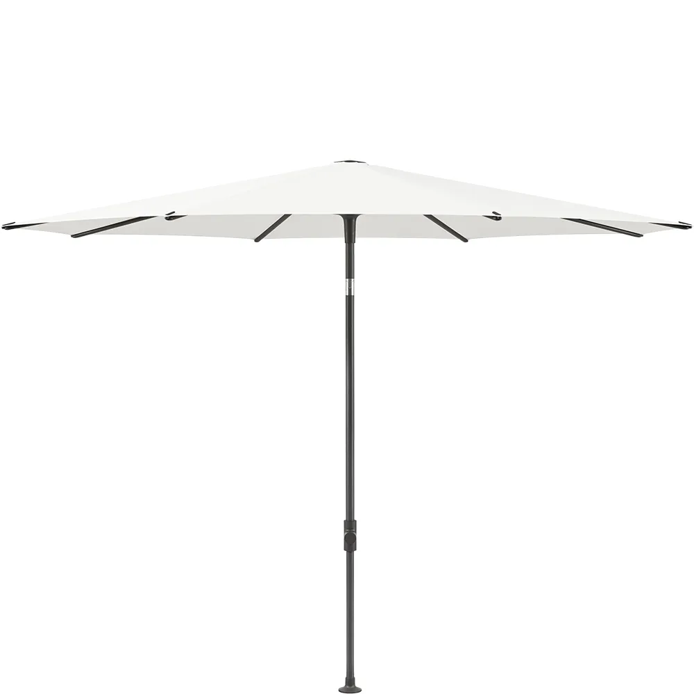Glatz Smart parasol 300 cm anthracite Kat.5 510 White