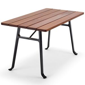 Seriff bord 73x130 cm sort/mahogni