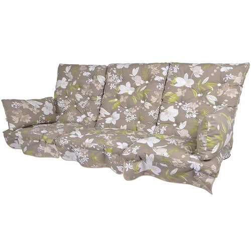 Hængekøjepuder med lav ryg Beige Botanical