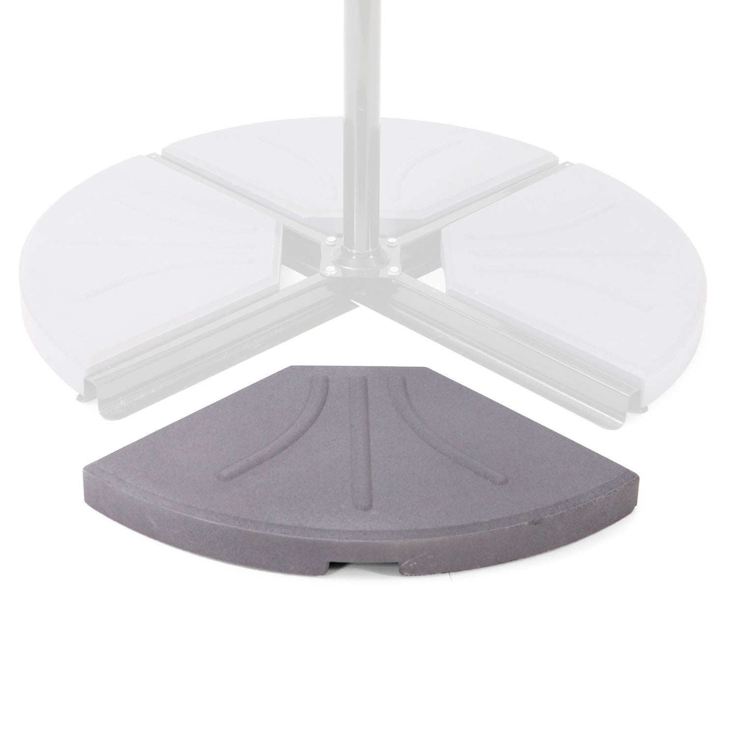 Sidewinder-plade af beton