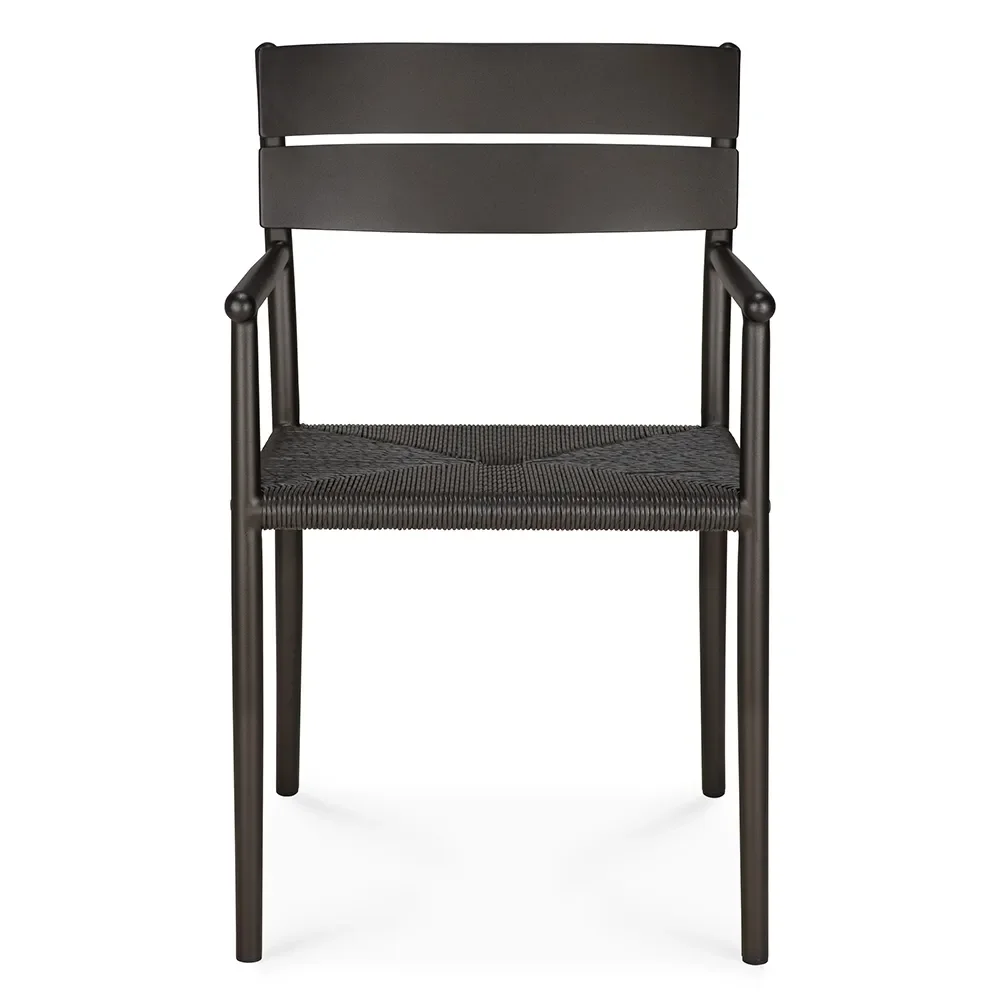 Elin armstol mørkbronze