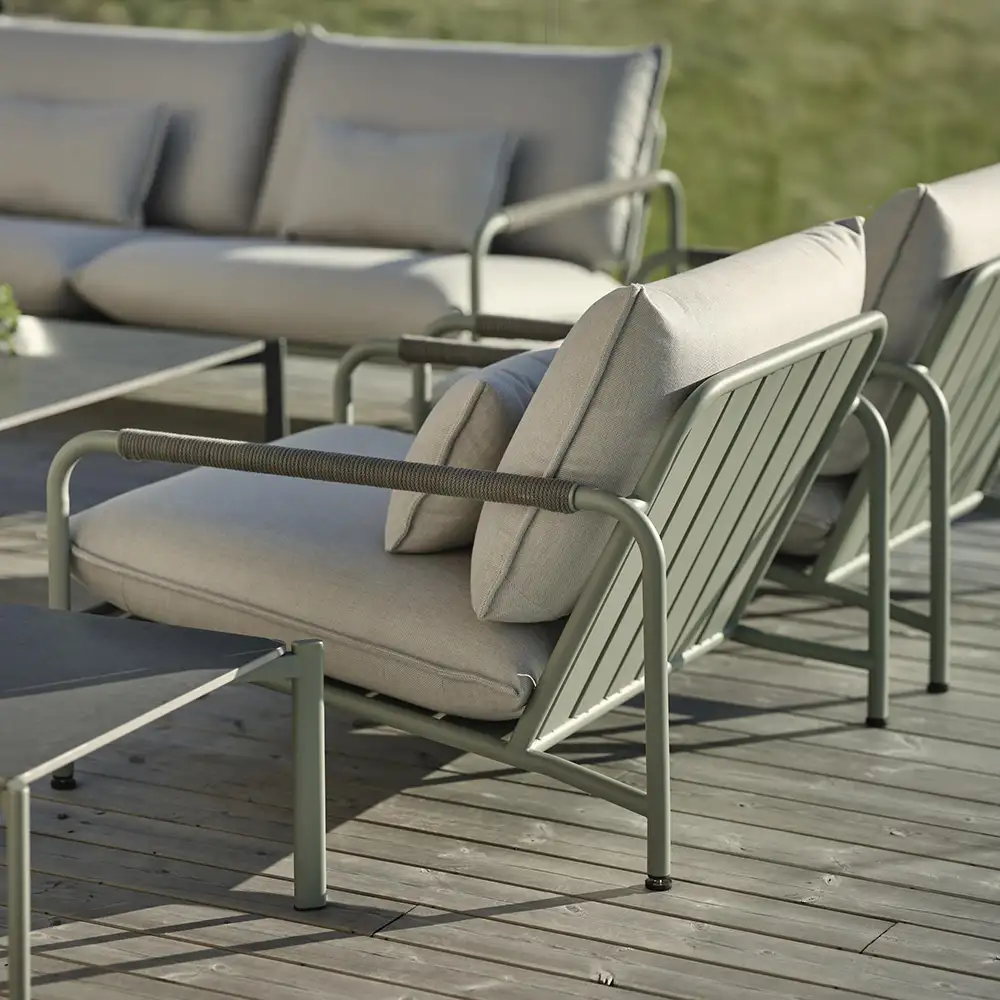 Lerberget Lænestol Grøn /Ask Brafab