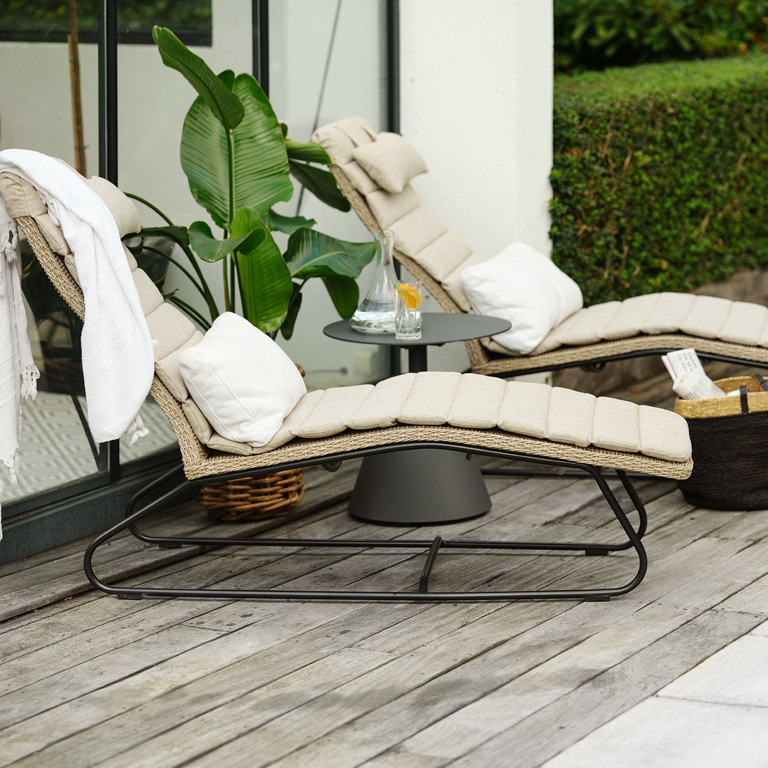 Akleja Hvilestol Beige Med Hynde Brafab