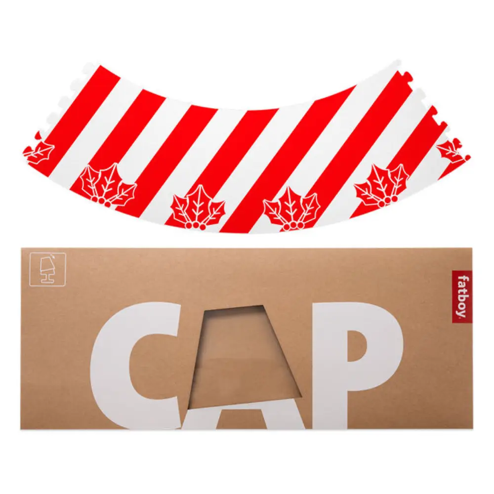 Xmas cooper cappie lampeskærm stripemas