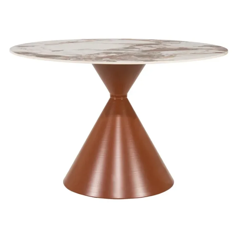 Roka spisebord 120x120x77 cm brun