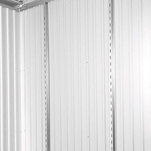 1 par hyldeskinner 4x4x173 cm til haveskur