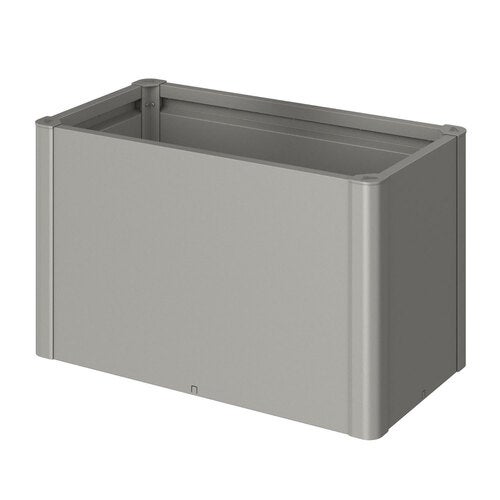 Belvedere plantebed midi størrelse 100 metallisk kvartsgrå