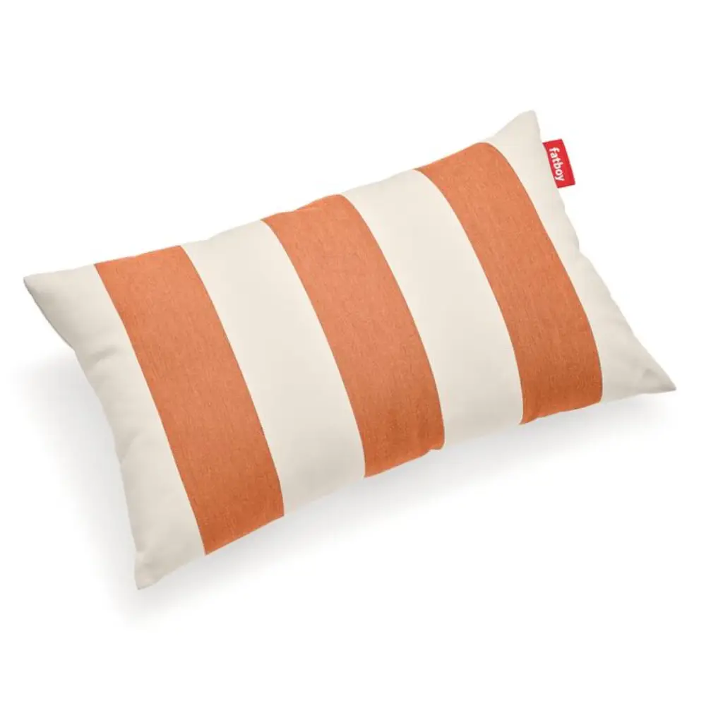 Fatboy, king pillow 66x40 cm  stripe orange creme