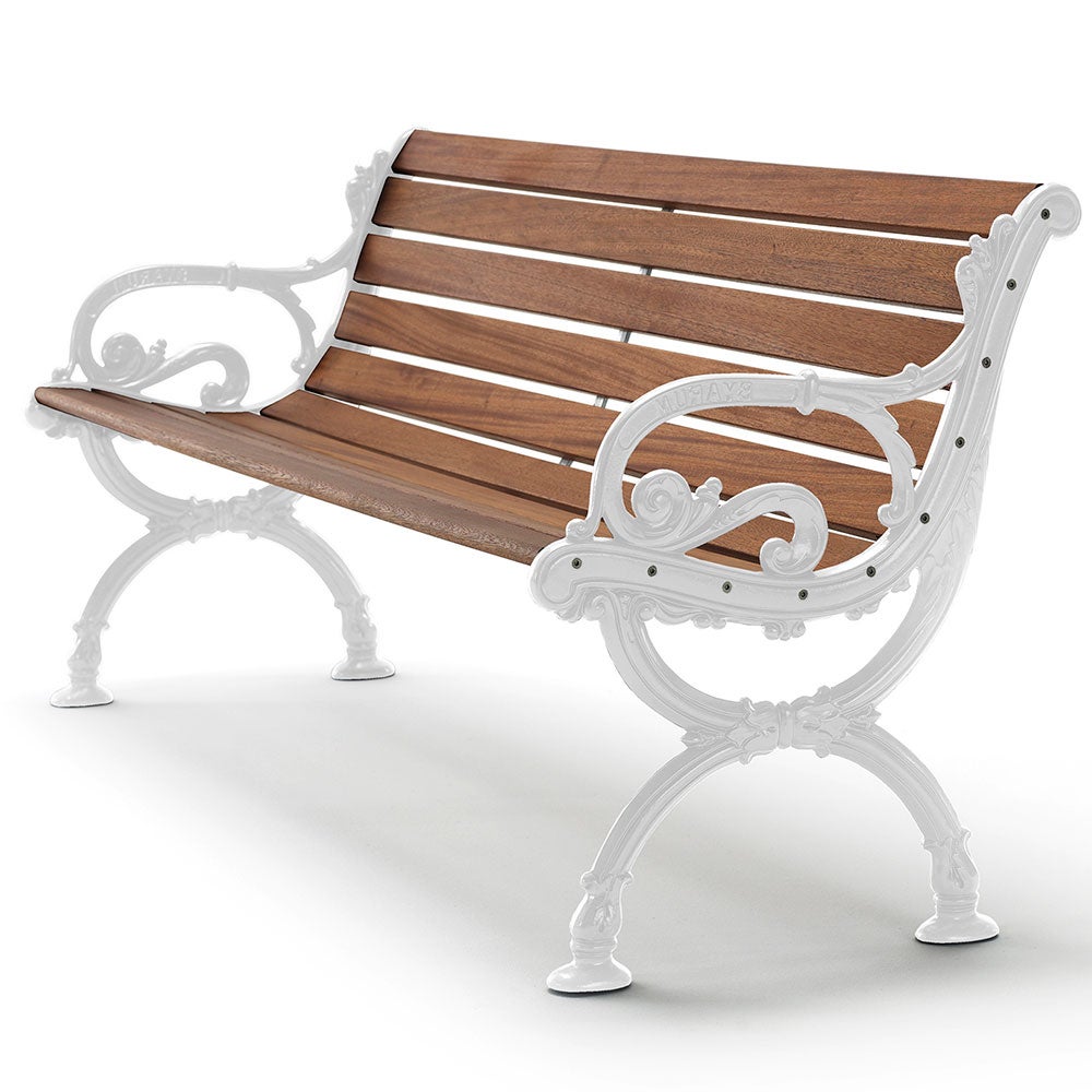 Byarums Bruk, Sofa Byarum / 185cm / g:hvid / v:olieret mah. Byarum Mølle