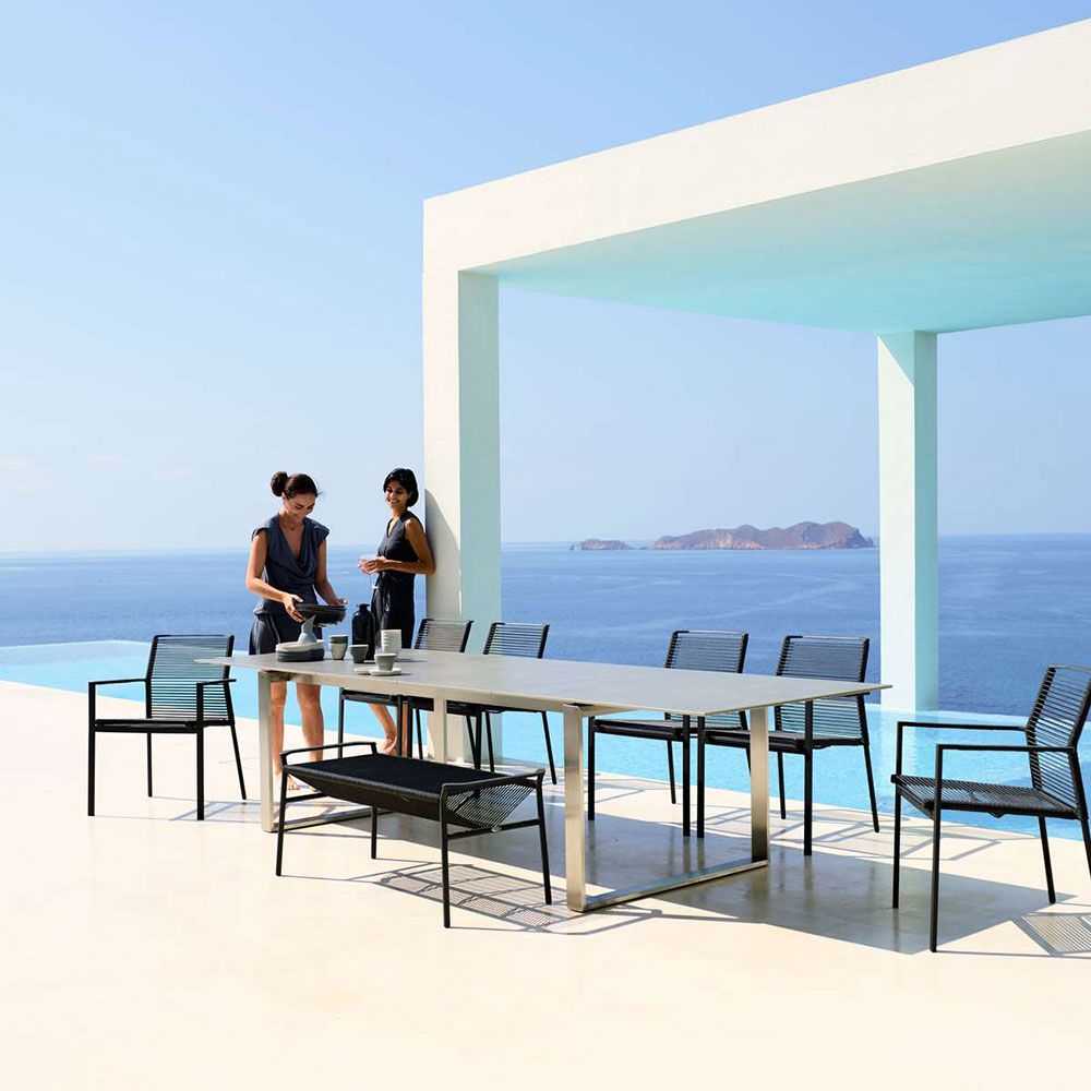 Edge lænestol antracit Cane-line rope