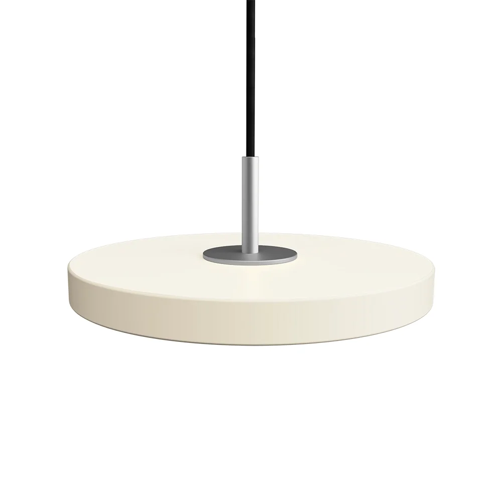 Asteria Micro Loftlampe Ø15 cm Pearl White/Stål
