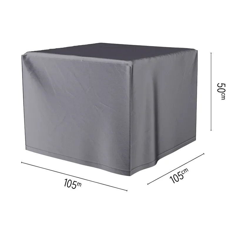 Platinum Aerocover, Møbelbetræk Lounge sofabord, pejs 105x105x50 cm antracit