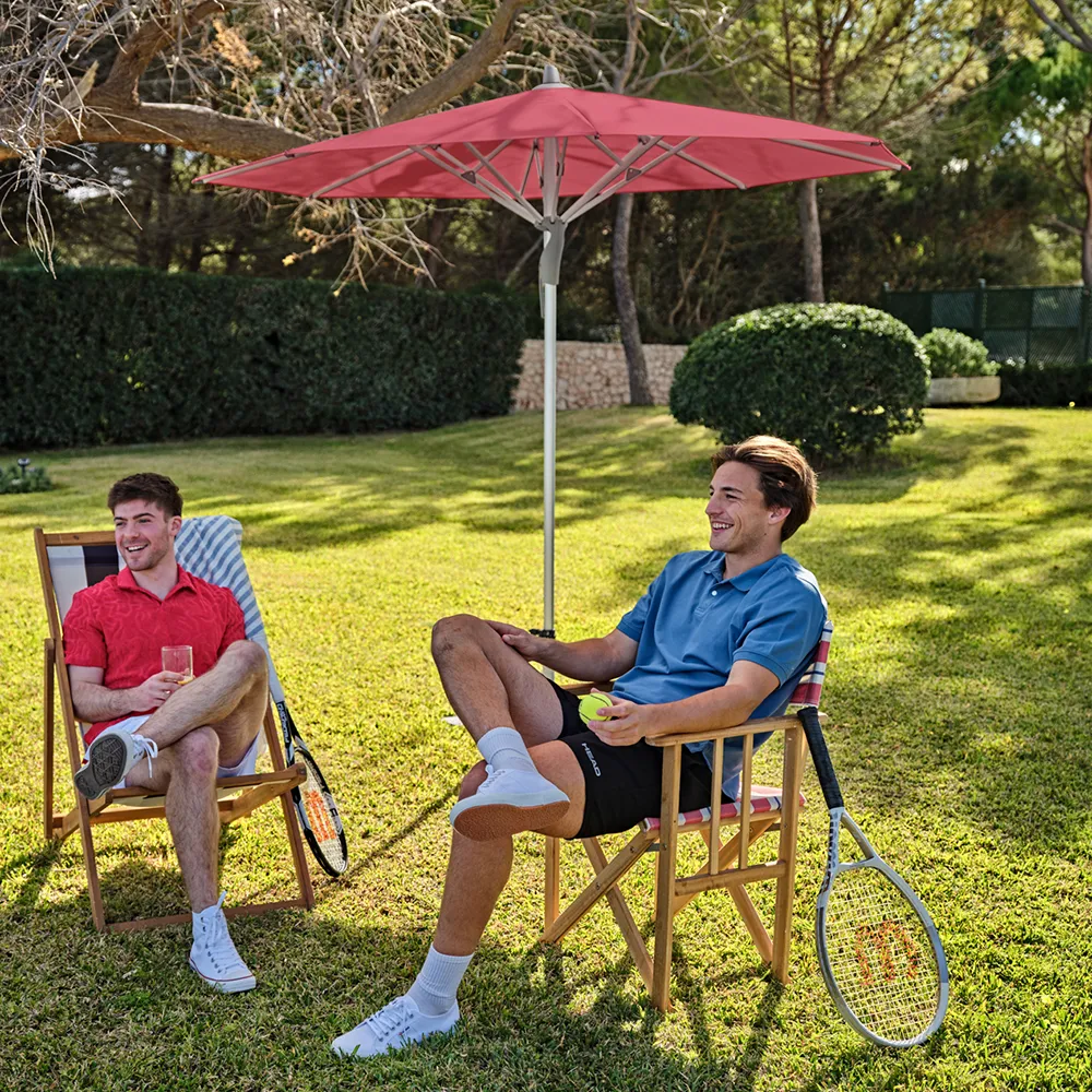 Fortino Riviera 300 cm parasol alu Cat.2 158 Off white