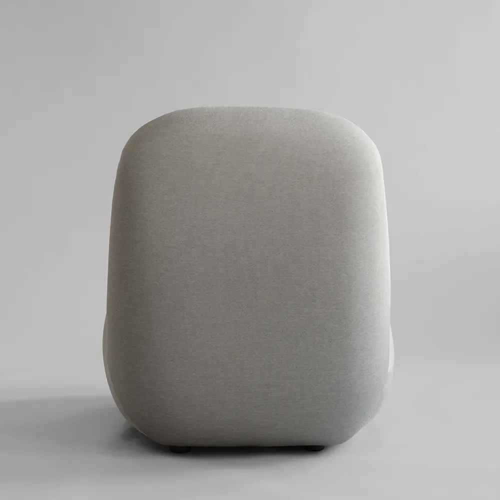 Toe Lænestol, flad - Taupe