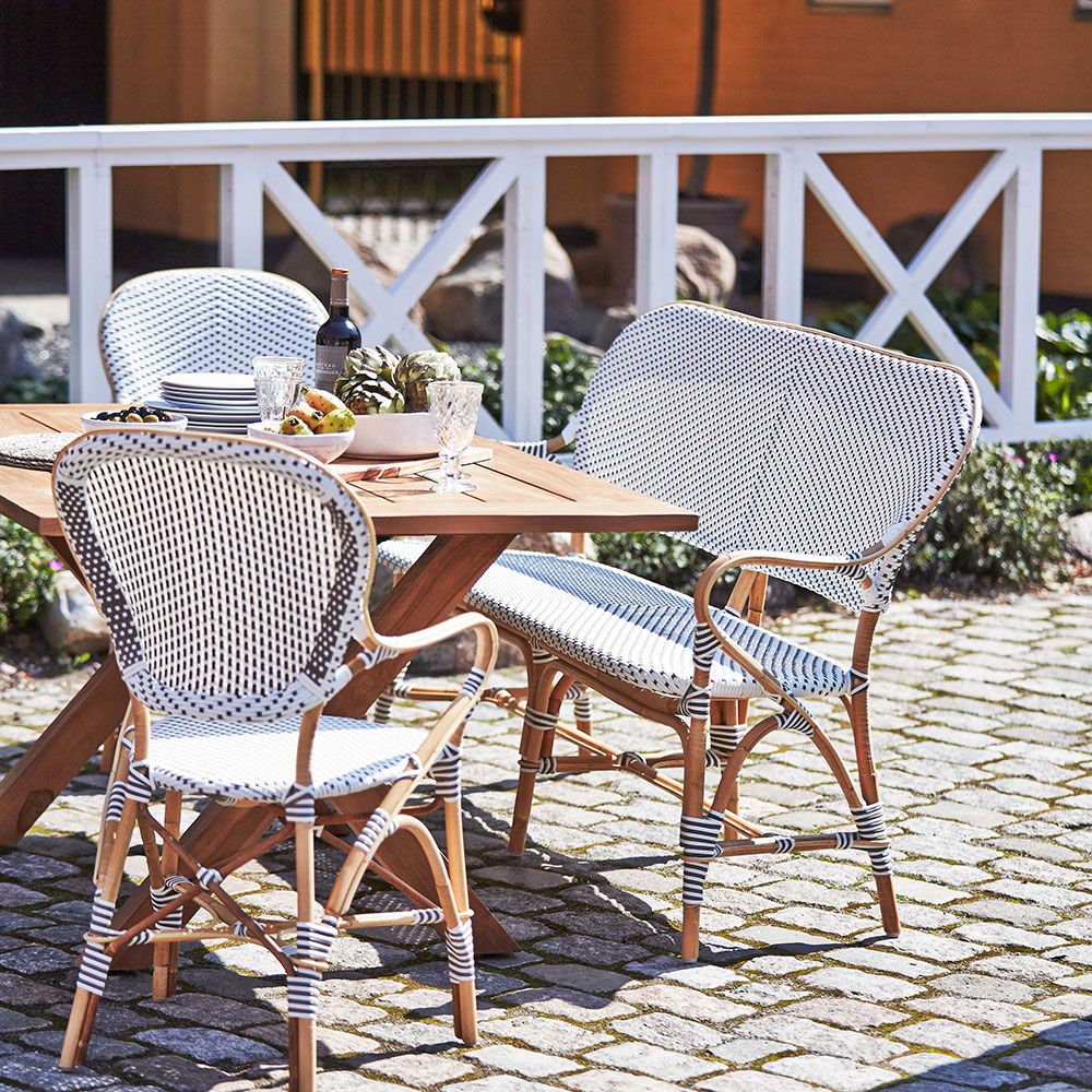 Isabell armlænstol Hvid