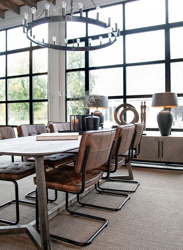 Carlos Spisebordsstol Light Brown Artwood