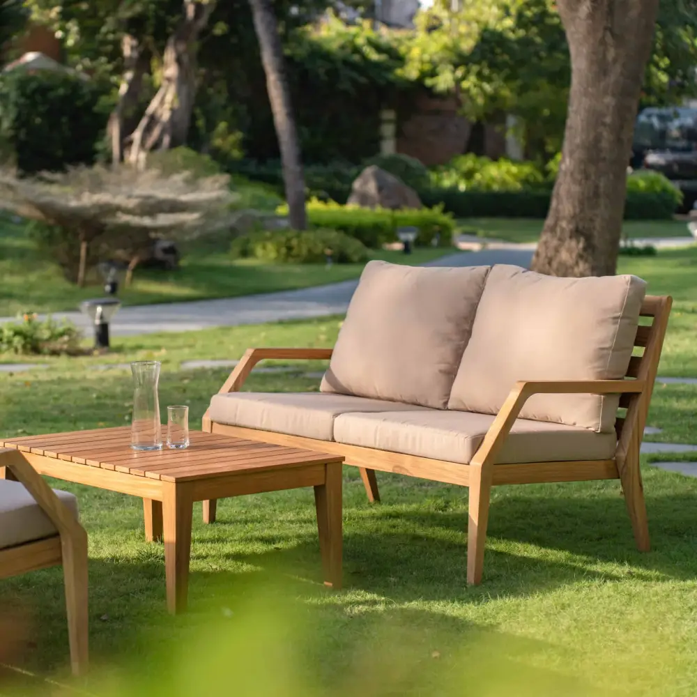 Gunnaröd 2-sæder loungesofa inkl. hynder grøn