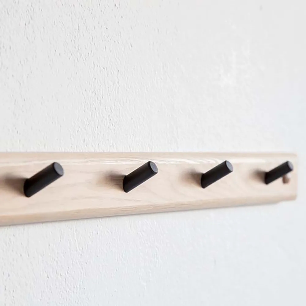 Cora Knagerække 80 cm Hvidolieret eg