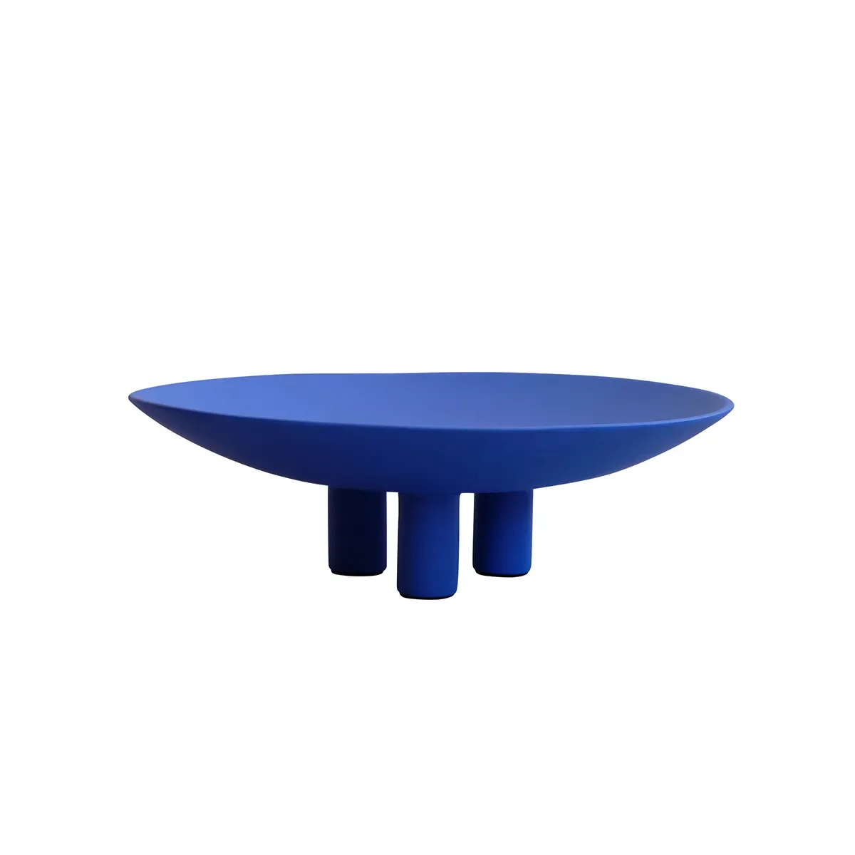 101 Copenhagen, Håndmalet dekorationsfad Duck Big Marrakech Blue Ø 45 cm