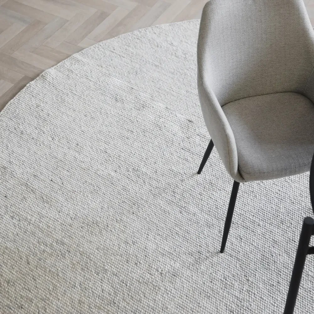 Auckland tæppe Ø250 cm natur