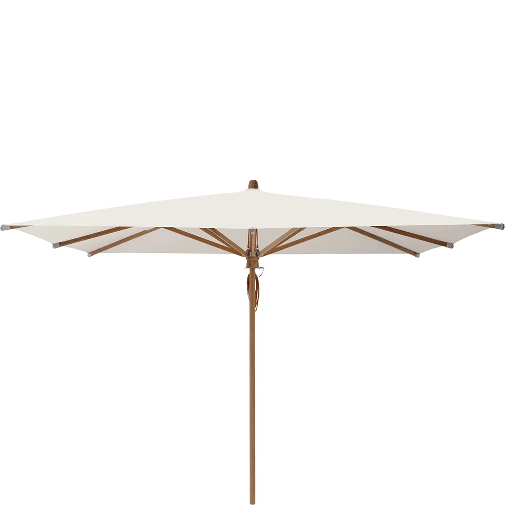 Glatz Teakwood parasoll 330×330 cm Kat.4 453 Vanilla