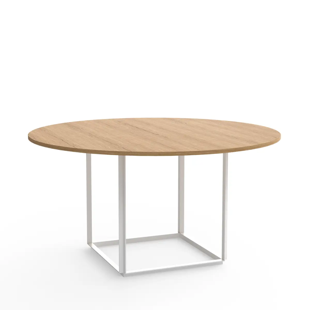 New Works, Florence Bordsramme Stor Metallisk Hvid