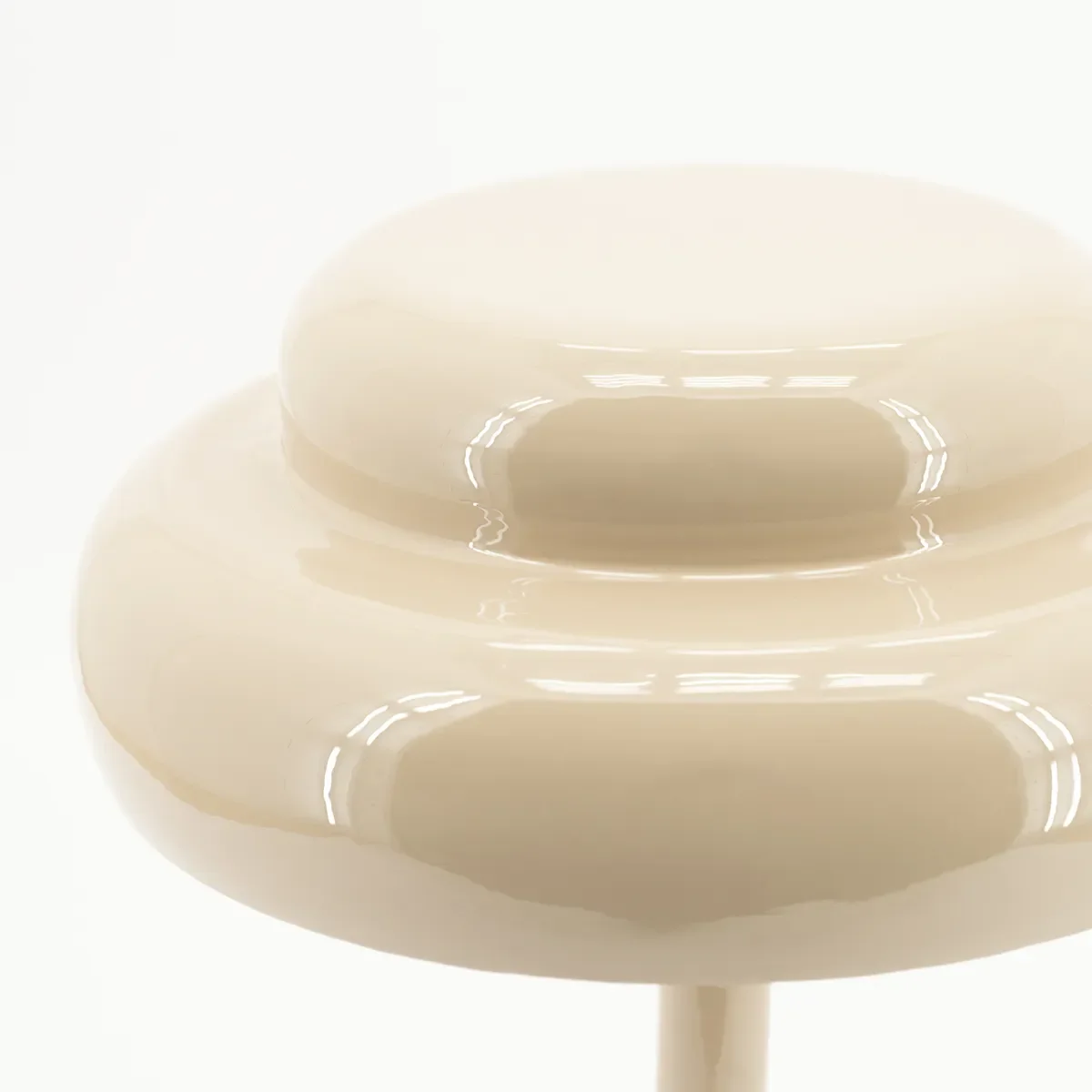 Dæmpbar bordlampe Pomm Beige H 47,5 cm