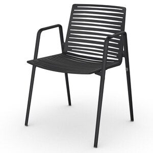 Zebra lænestol Black