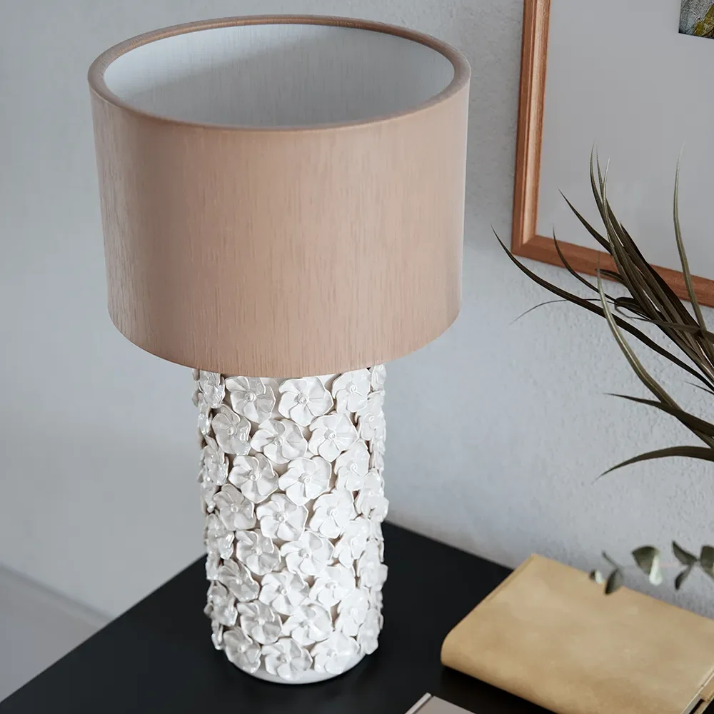 Fiore Bordlampe H54cm Beige 