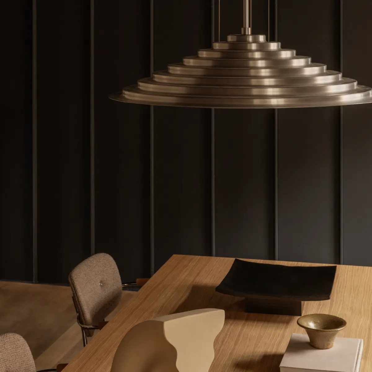 Chancery Loftlampe Børstet Aluminium Ø75 cm