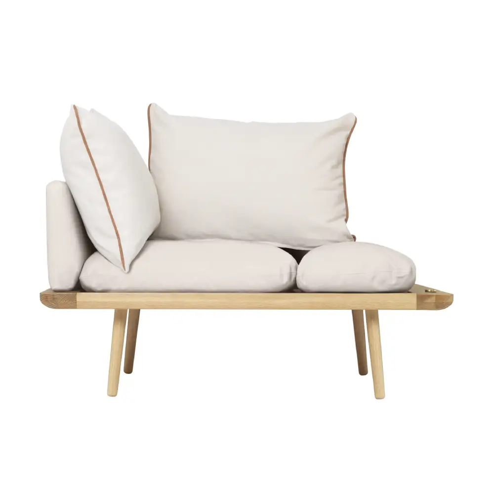 Umage, Lounge Around 1,5-personers sofa Oak/White Sands