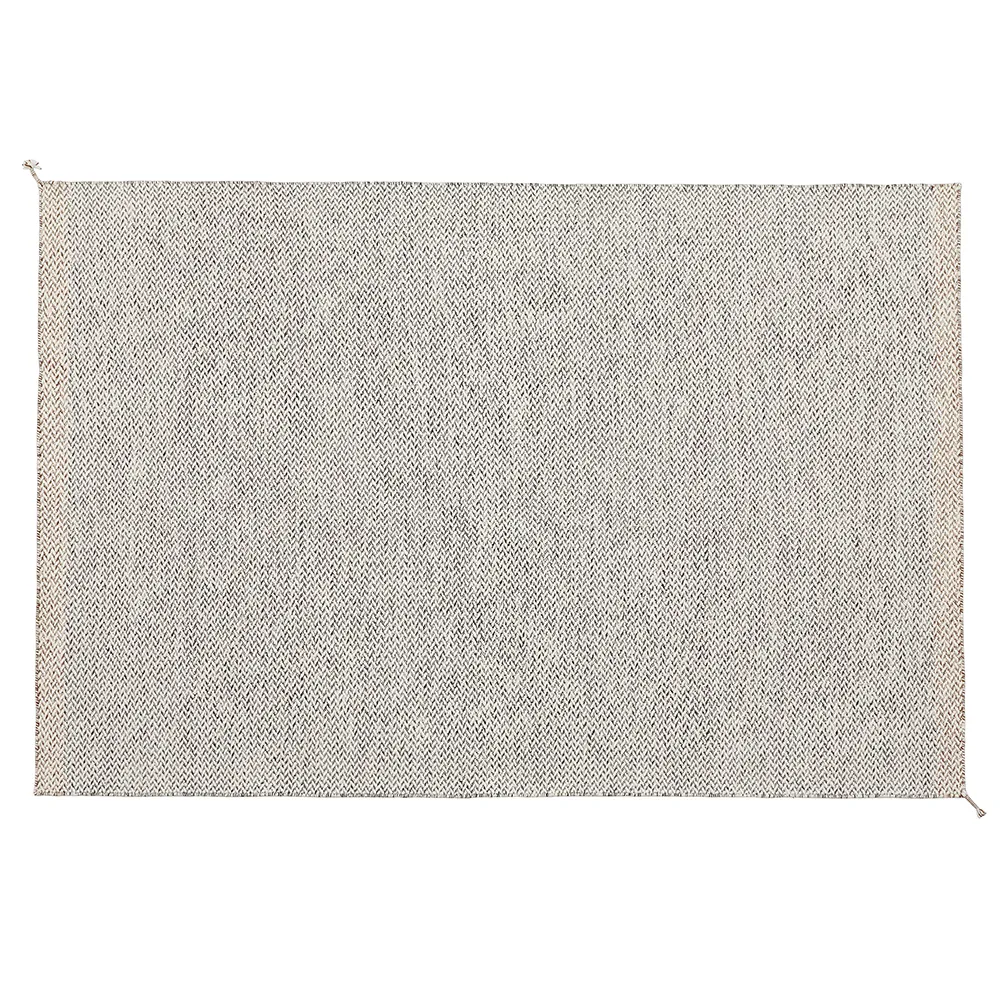 Muuto, Ply Tæppe 240x170 cm Black/White