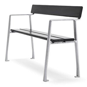 Piccolo sofa, natur/sortbejdset mahogni