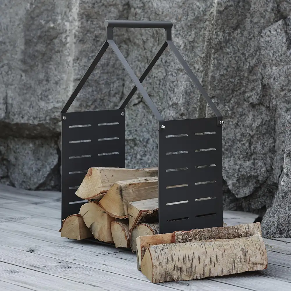 Belfort Brændekurv Sort Brafab