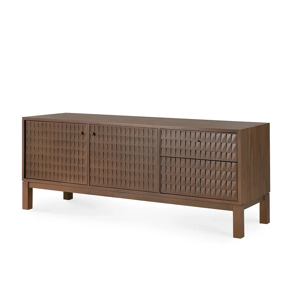 Ethnicraft, TV-bord i teak Sono Light Brown L160 cm