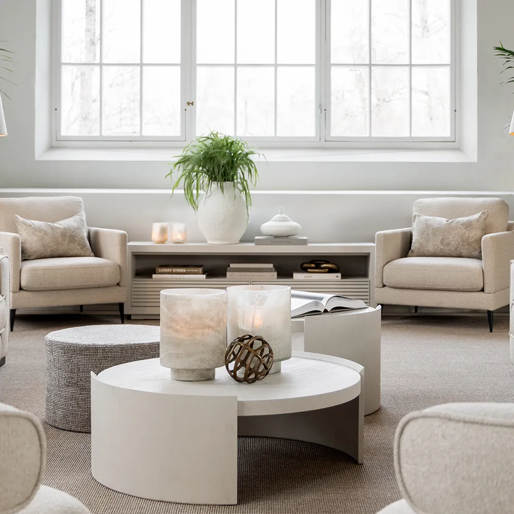 OAKLAND sofabord Ø80