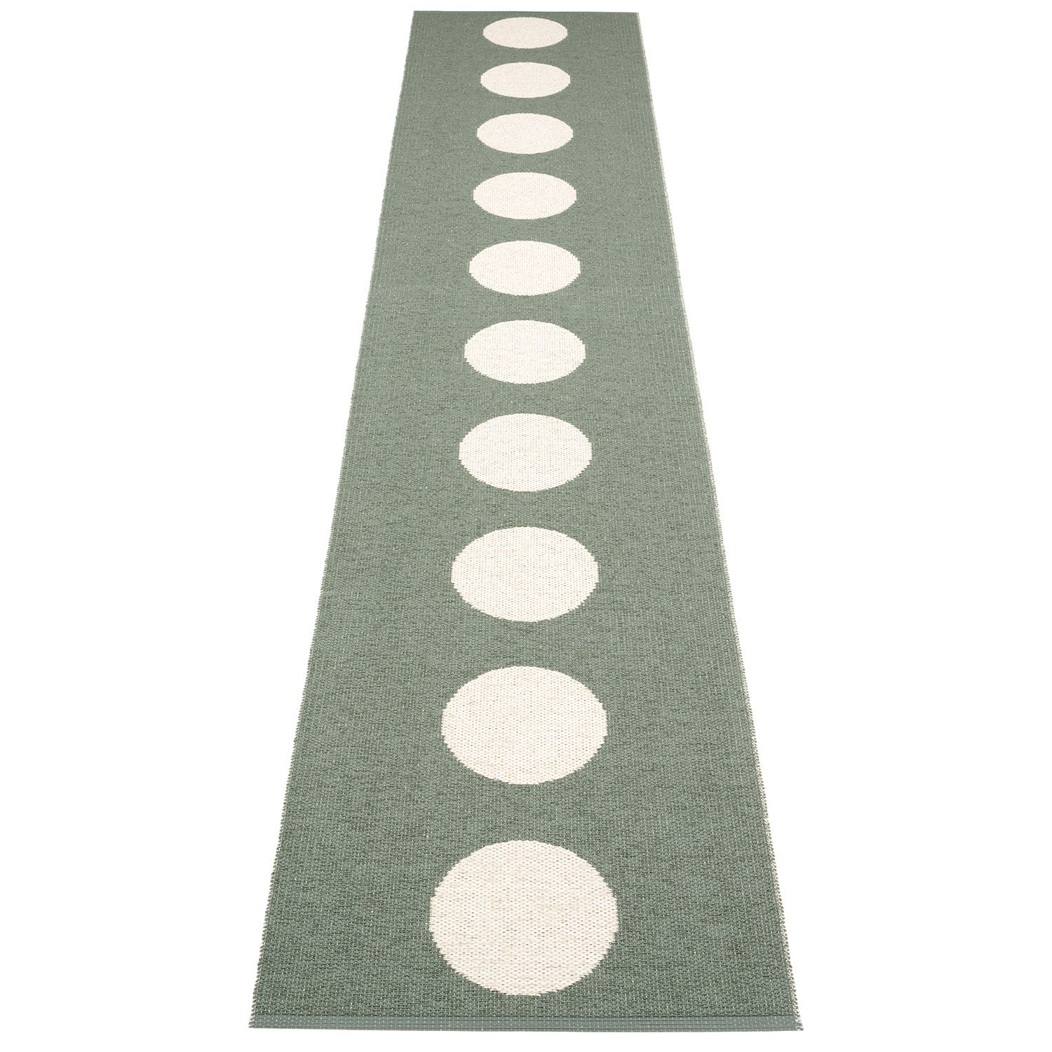 Vera tæppe 70x375 cm army / vanilla 