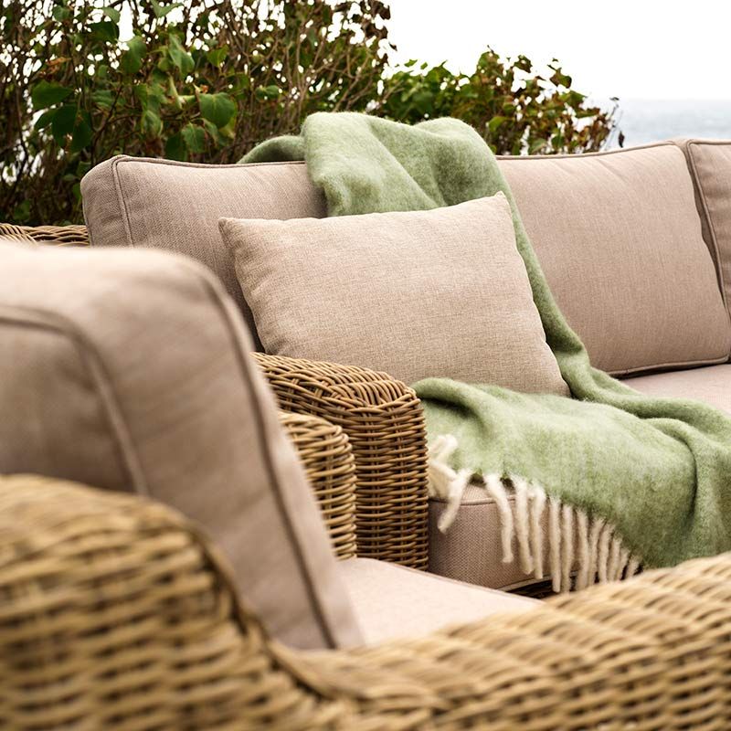 Glendon Midtersektion Rustik Polyrattan Brafab