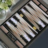 Backgammon Lakeret Black
