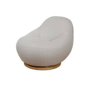 Gem loungestol m/teak dreje Sand, AirTouch