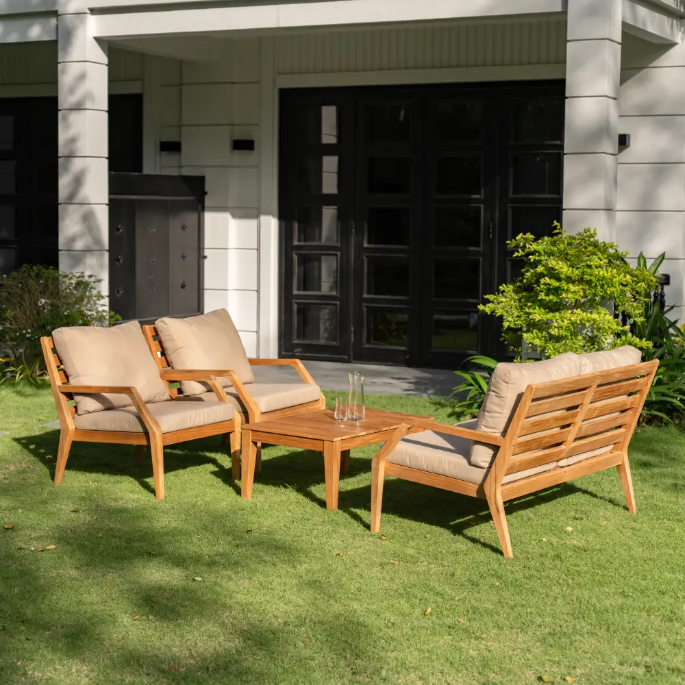 Gunnaröd 2-sæder loungesofa inkl. hynder sort