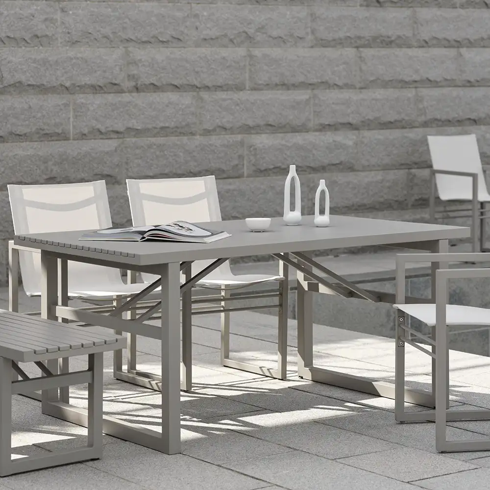 Vevi Stol/Karmstol Khaki/Hvid Brafab