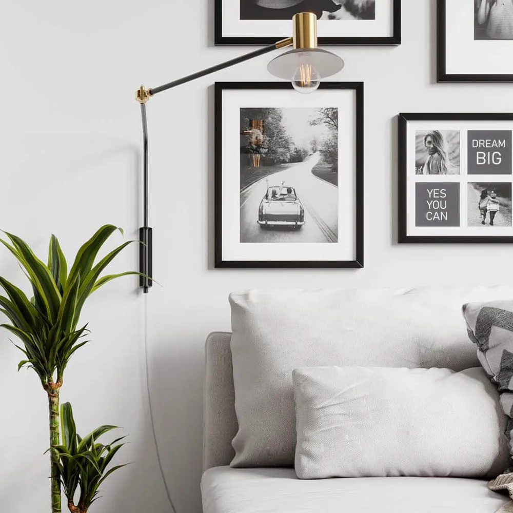 Quinn væglampe lang