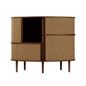 Audacious Highboard Skab Mørk Eg/Sugar Brown