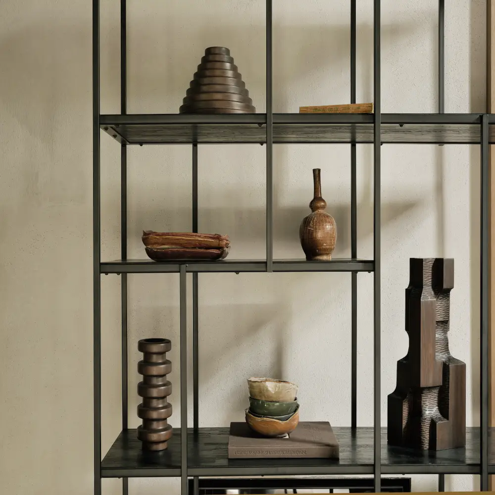  Babylon skulptur lakeret mahogni