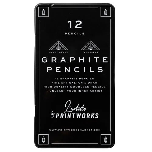 12  farveblyanter - Graphite