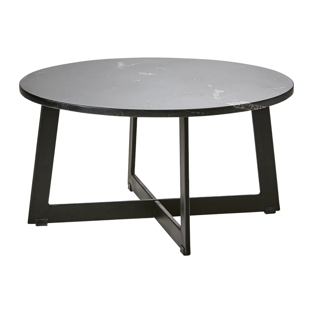  MILAN bord sort Ø70 cm