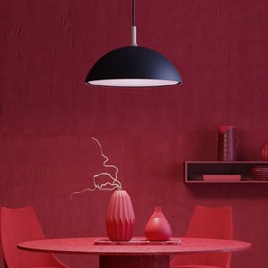 Bowl pendellampe sort E27