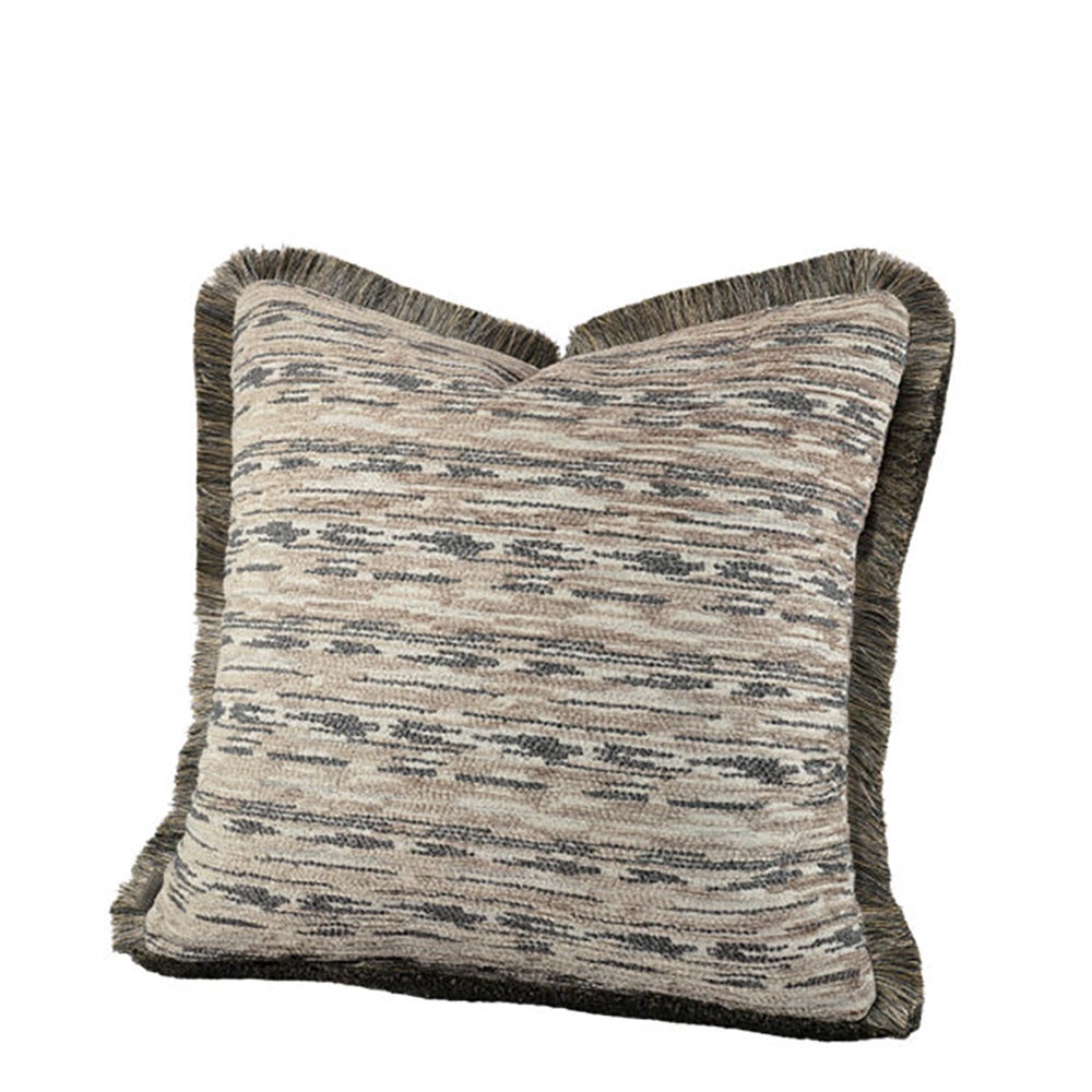 Artwood, Serena Pudebetræk med frynser - 50x50 cm - Oyster