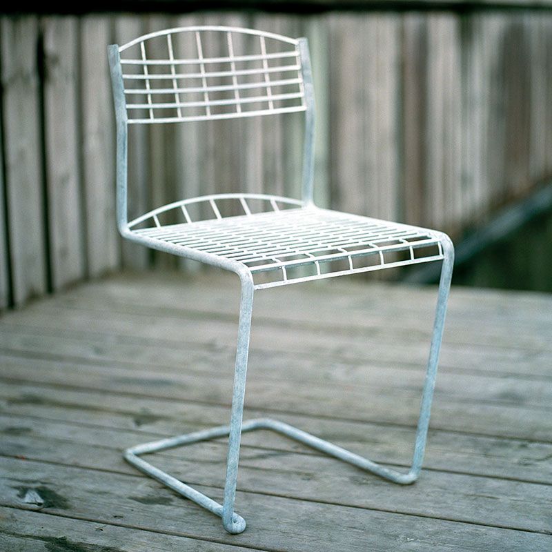 Bord High Tech 60 Hvid Laminat/Varmgalvaniseret Understel Grythyttan Stålmöbler